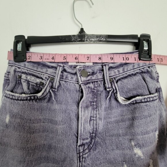 GRLFRND KAROLINA You Got The Look Distressed High Rise Button Fly Jeans Sz 23 - Picture 9 of 16
